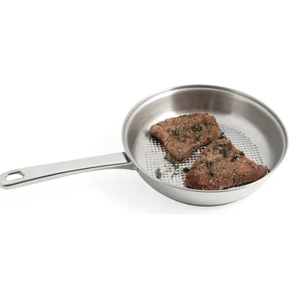 Poêle tout inox avec fond grill 20 cm Artame