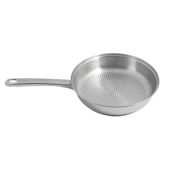 Poêle tout inox avec fond grill 20 cm Artame