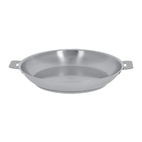 Poêle tout inox Strate sans manche 28 cm Cristel