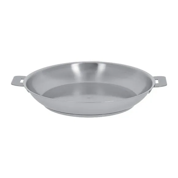 Poêle tout inox Strate sans manche 30 cm Cristel