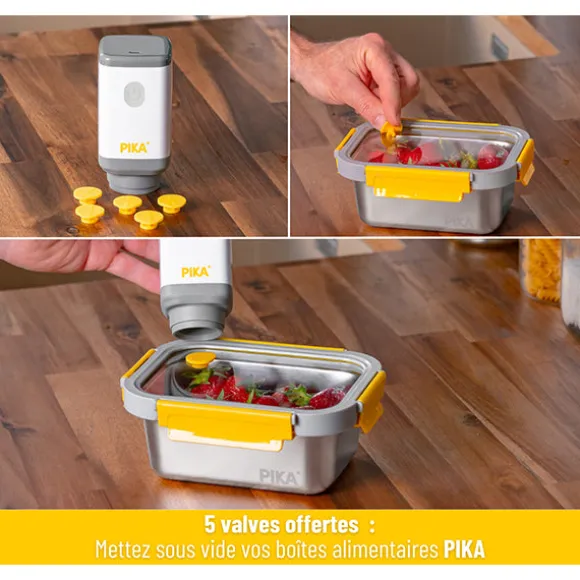 Pompe électrique de mise sous vide et 5 valves Pika