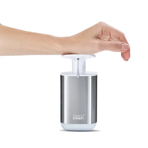 Pompe à savon - Inox Blanc Joseph Joseph
