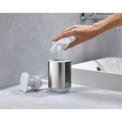 Pompe à savon - Inox Blanc Joseph Joseph