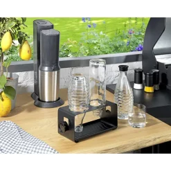 Porte-bouteille DUO noir pour machines à soda Wenko by Maximex