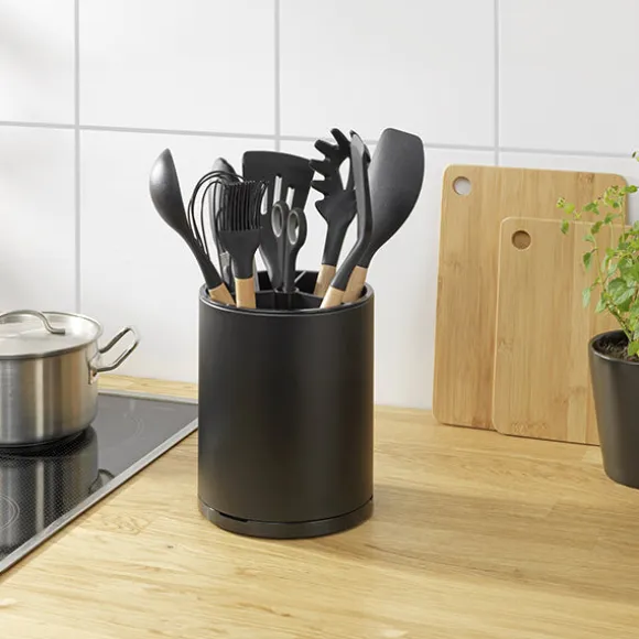 Porte ustensiles pivotant XL noir Wenko by Maximex