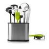 Porte-ustensiles rectangulaire 3 compartiments inox Ibili