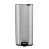 Poubelle rectangulaire à pédale Bo grise 30 L Brabantia