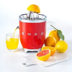 Presse-agrumes électrique 70 W CJF11RDEU rouge Smeg