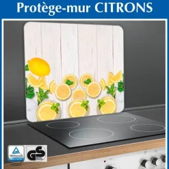 Protection murale en verre Citrons Wenko by Maximex