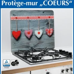 Protection murale en verre Coeurs Wenko by Maximex