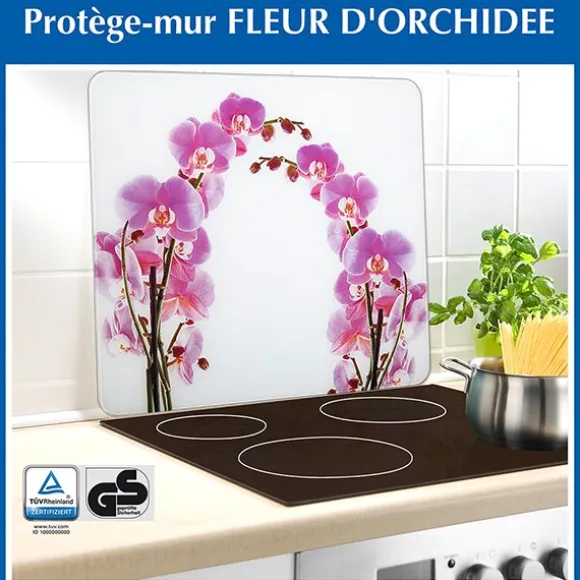 Protection murale en verre Orchidée Wenko by Maximex