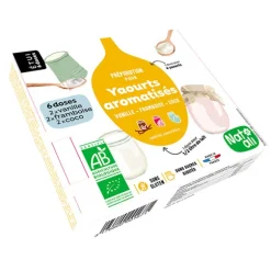 Préparation en poudre pour yaourts aromatisés Vanille Framboise Coco Nat-ali