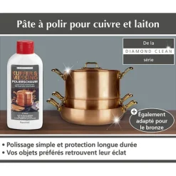 Pâte à polir pour cuivre et laiton Wenko by Maximex