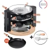 Raclette Evolution avec accessoires à fromage et deux grands poêlons Lagrange