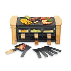 Raclette grill 6 poêlons 900 W Kitchen Chef Professional