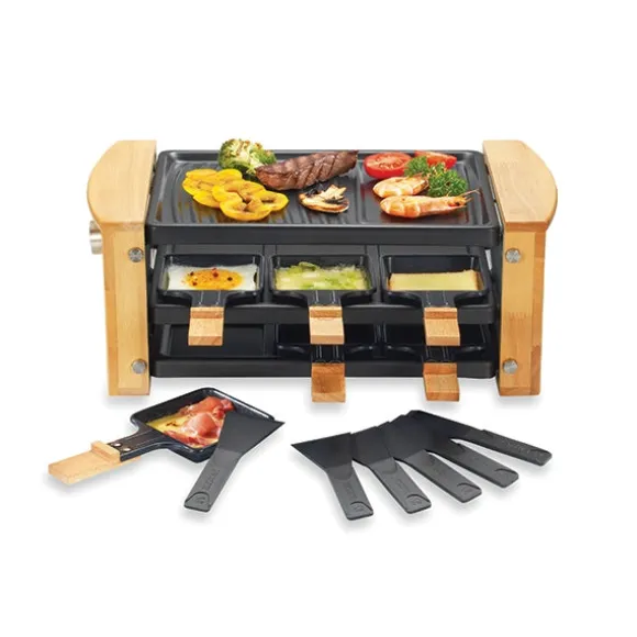 Raclette grill 6 poêlons 900 W Kitchen Chef Professional
