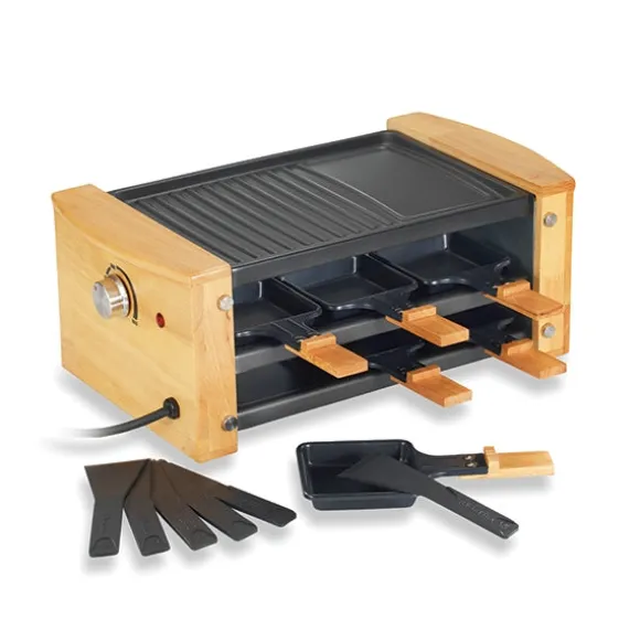 Raclette grill 6 poêlons 900 W Kitchen Chef Professional