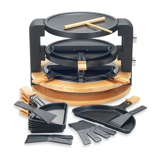 Raclette ronde multifonction 10 poêlons 1500 W Kitchen Chef Professional