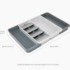 Range-couverts extensible plusieurs niveaux DrawerStore™ Joseph Joseph