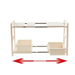 Rangement sous évier extensible