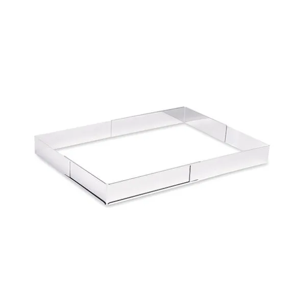 Rectangle à gâteau extensible en inox 25 à 46 cm Mathon