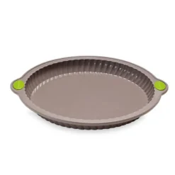 Rigiflex Moule à tarte cannelée en silicone structure acier 26 cm Mathon