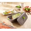 Rigiflex Terrine en silicone structure acier avec couvercle 2 en 1 24 cm Mathon