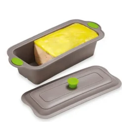 Rigiflex Terrine en silicone structure acier avec couvercle 2 en 1 24 cm Mathon