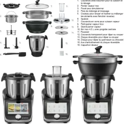 Robot cuiseur multifonction 4,5 L 1000 W Mathon