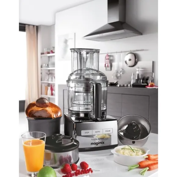 Robot multifonction CS 5200 XL PREMIUM Chrome brillant 1100 W 18715F Magimix