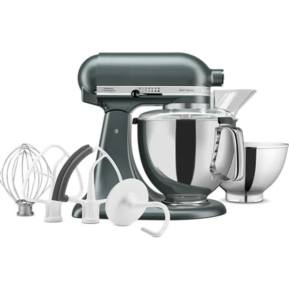 Robot pâtissier Artisan à tête inclinable 4,8 L 300 W vert genévrier 5KSM175PSEJP Kitchenaid