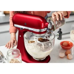 Robot pâtissier Artisan à tête inclinable 4,8 L 300 W rouge pomme d'amour 5KSM175PSECA Kitchenaid