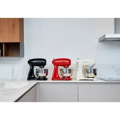 Robot pâtissier 4,8 L 800 W SMF03RDEU rouge Smeg
