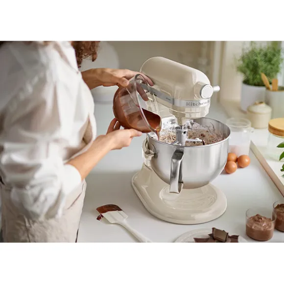 Robot pâtissier multifonction Artisan à bol relevable 5,6 L crème 5KSM60SPXEAC Kitchenaid