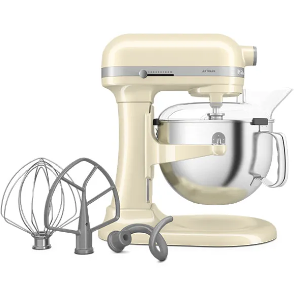 Robot pâtissier multifonction Artisan à bol relevable 5,6 L crème 5KSM60SPXEAC Kitchenaid