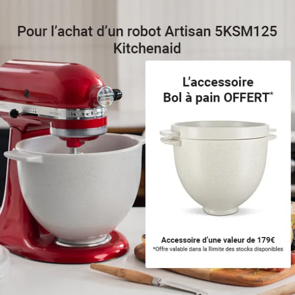 Robot pâtissier multifonction Artisan Rouge Empire 300 W 5KSM125EER Kitchenaid