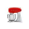 Robot pâtissier rouge 4,8 L 800 W SMF02RDEU Smeg