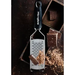 Râpe à fromage double tranchant Gourmet noir Microplane