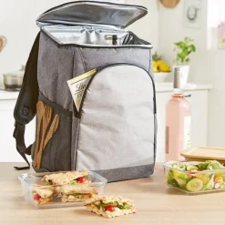 Sac à dos glacière isotherme 20 L gris Mathon