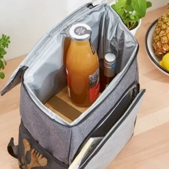 Sac à dos glacière isotherme 20 L gris Mathon