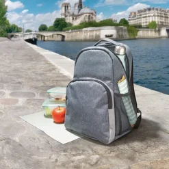 Sac à dos glacière isotherme 10 L gris Mathon