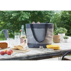 Sac glacière souple isotherme gris Mathon