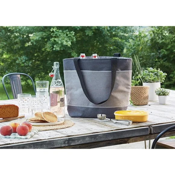Sac glacière souple isotherme gris Mathon