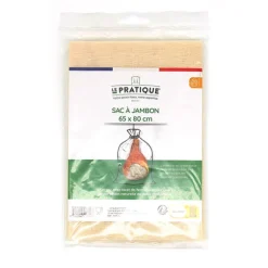 Sac à jambon étamine coton écru Le Pratique