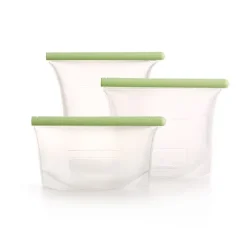 3 sacs silicone 0,25L, 0,5L et 1L Lékué