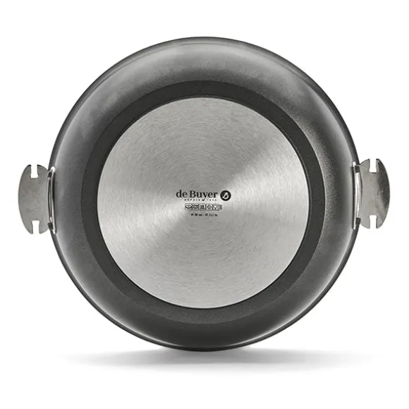 Sauteuse bombée Choc Extrême Loqy sans manche 28 cm De Buyer