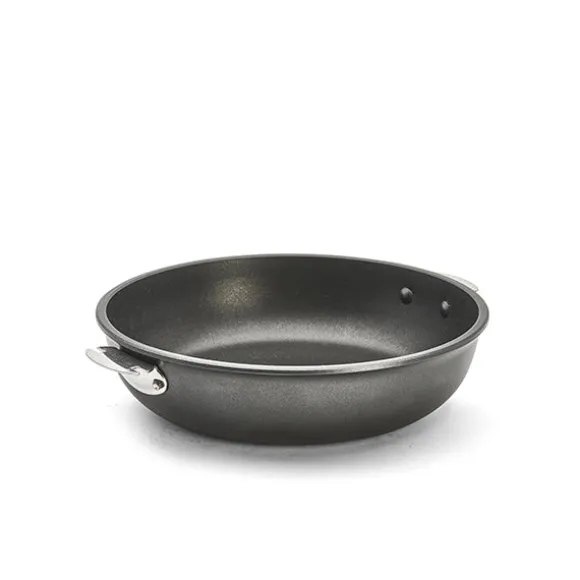 Sauteuse bombée Choc Extrême Loqy sans manche 28 cm De Buyer