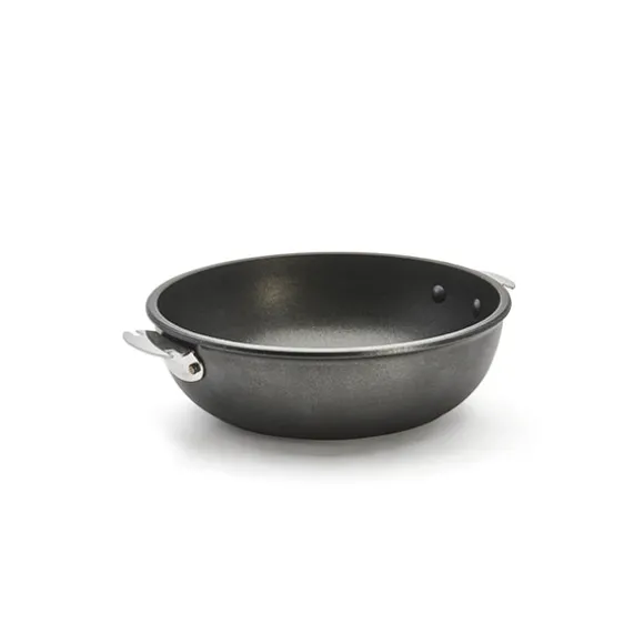 Sauteuse bombée Choc Extrême Loqy sans manche 24 cm De Buyer