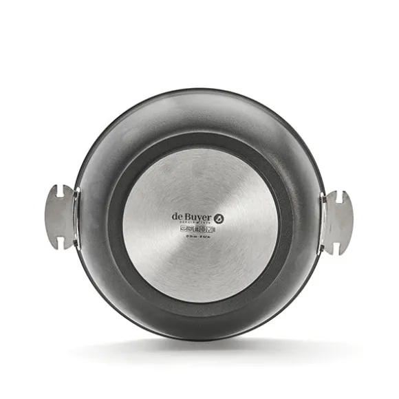 Sauteuse bombée Choc Extrême Loqy sans manche 24 cm De Buyer