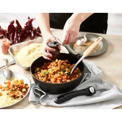 Sauteuse bombée 24 cm Choc Intense amovible De Buyer